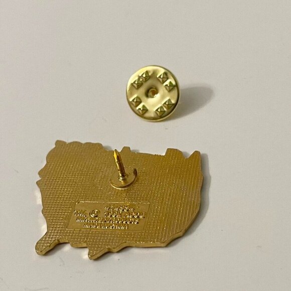 Vtg Atlanta Olympics Game 1996 Pin Team USA America Flag Pin - Picture 5 of 7